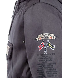 Geographical Norway Kapuzenpullover Herren Hoodie bagymclass Dunkelgrau