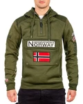 Geographical Norway Kapuzenpullover Herren Hoodie bagymclass Kaki
