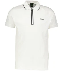 BOSS Poloshirt PHILIX Weiß/Creme/Beige