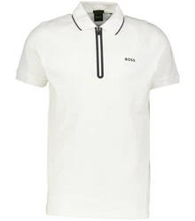 BOSS Poloshirt PHILIX Weiß/Creme/Beige