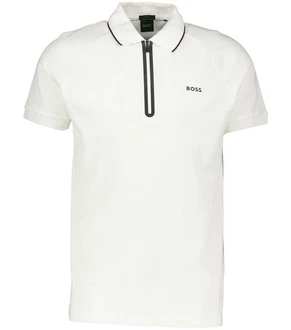 BOSS Poloshirt PHILIX Weiß/Creme/Beige