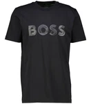 BOSS T-Shirt TEE JAGGED 1 Schwarz/Braun/Gold/Rosa