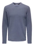 ONLY & SONS Strickpullover Niguel Blau