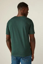 Next T-Shirt Slim Fit Rundhals Dunkelgrün/Grün/Türkis