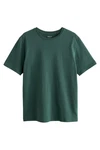 Next T-Shirt Slim Fit Rundhals Dunkelgrün/Grün/Türkis