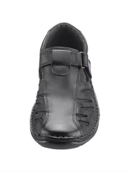 Witt Klettschuh Hausschuh Schwarz