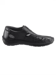 Witt Klettschuh Hausschuh Schwarz