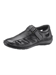Witt Klettschuh Hausschuh Schwarz