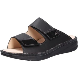 schwarz regular fit Pantolette (1-tlg)