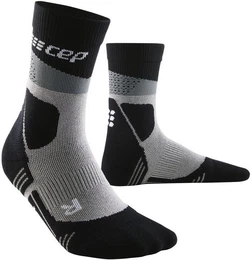 Funktionssocken max cushion socks, hiking, mid cut, GREY/BLACK