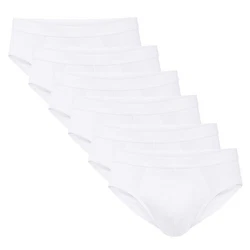 CALIDA Herren Slip 6er Pack Natural Benefit Wei