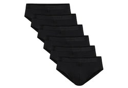 CALIDA Herren Slip 6er Pack Natural Benefit Schwarz
