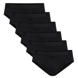 CALIDA Herren Slip 6er Pack Natural Benefit Schwarz