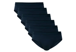 CALIDA Herren Slip 6er Pack Natural Benefit Dunkelblau