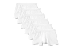 CALIDA Herren Boxershorts 6er Pack Natural Benefit Weiß