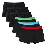 CALIDA Herren Boxershorts 6er Pack Natural Benefit Schwarz/Mischfarben