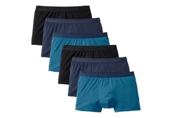 CALIDA Herren Boxershorts 6er Pack Natural Benefit Schwarz/Blau