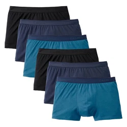 CALIDA Herren Boxershorts 6er Pack Natural Benefit Schwarz/Blau