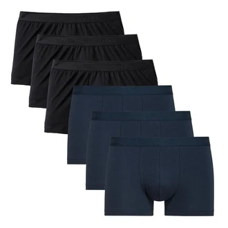 CALIDA Herren Boxershorts 6er Pack Natural Benefit Schwarz/Dunkelblau CALIDA Herren Boxershorts 6er Pack Natural Benefit Schwarz/Dunkelblau