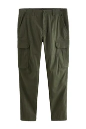 Cargohose Cargo-Hose aus Baumwollstretch -Slim Fit (1-tlg)