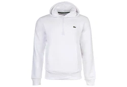 Lacoste Hoodie Logo Hoodie Weiß/Grau/Creme