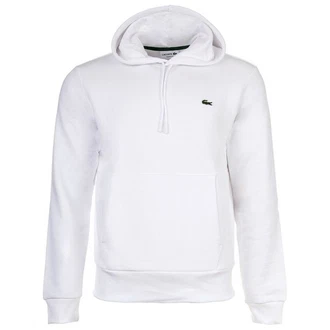 Lacoste Hoodie Logo Hoodie Weiß/Grau/Creme