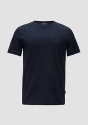 s.Oliver BLACK LABEL Kurzarmshirt Slim Fit Schwarz
