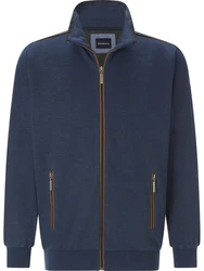 Babista Sweatjacke DEOLEZZI mit Kontrast-Reißverschlüssen blau