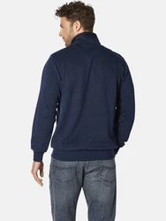 Babista Sweatjacke DEOLEZZI mit Kontrast-Reißverschlüssen blau