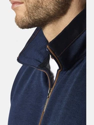 Babista Sweatjacke DEOLEZZI mit Kontrast-Reißverschlüssen blau