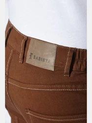 Babista 5-Pocket Hose ELIBESSO Khaki/Dunkelbraun/Braun