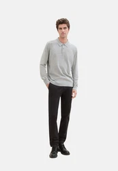 TOM TAILOR Hose Chinohose Schwarz/Dunkelgrau/Beige/Khaki