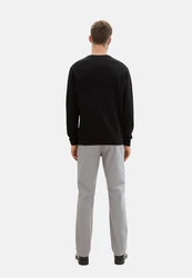 TOM TAILOR Hose Chinohose Grau/Hellgrau/Khaki/Beige