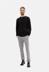 TOM TAILOR Hose Chinohose Grau/Hellgrau/Khaki/Beige