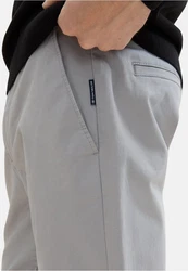 TOM TAILOR Hose Chinohose Grau/Hellgrau/Khaki/Beige