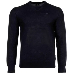 Sweatshirt Herren Strickpullover - Schurwolle, Rundhals