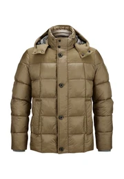 Steppjacke MSTimber mit Logo Badge