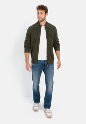 camel active Strickjacke Grün