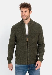 camel active Strickjacke Grün