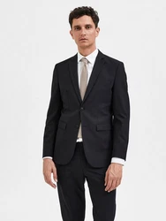 SELECTED HOMME Sakko Elon Schwarz/Dunkelblau/Hellblau/Dunkelgrau