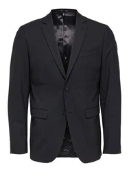 SELECTED HOMME Sakko Elon Schwarz/Dunkelblau/Hellblau/Dunkelgrau