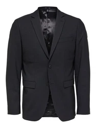 SELECTED HOMME Sakko Elon Schwarz/Dunkelblau/Hellblau/Dunkelgrau