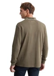 Marc O'Polo Langarm-Poloshirt Khaki