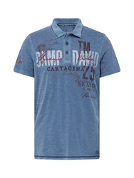 CAMP DAVID Shirt Blau/Hellblau/Dunkelblau