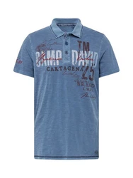 CAMP DAVID Shirt Blau/Hellblau/Dunkelblau