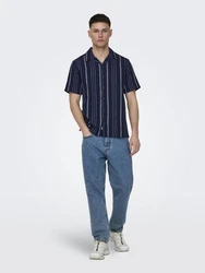Only & Sons Hemd TREV Blau/Dunkelblau/Hellblau