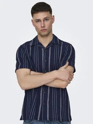 Only & Sons Hemd TREV Blau/Dunkelblau/Hellblau