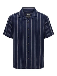 Only & Sons Hemd TREV Blau/Dunkelblau/Hellblau