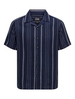 Only & Sons Hemd TREV Blau/Dunkelblau/Hellblau