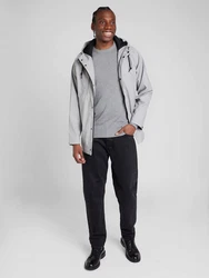 Derbe Funktionsjacke Passby hellgrau/schwarz